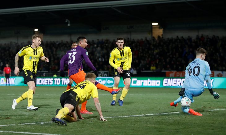 Manchester City in the final of the English League Cup