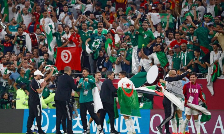 Ø¶Ø±Ø¨Ø§Øª Ø§Ù„ØªØ±Ø¬ÙŠØ­ ØªÙ…Ù†Ø­ Ø§Ù„Ø¬Ø²Ø§Ø¦Ø± Ø§Ù„ÙÙˆØ² Ø¹Ù„Ù‰ Ø§Ù„Ù…ØºØ±Ø¨ ÙˆØ¨Ø·Ø§Ù‚Ø© Ø§Ù„Ø¹Ø¨ÙˆØ± Ù„Ù‚Ø¨Ù„ Ù†Ù‡Ø§Ø¦ÙŠ ÙƒØ£Ø³ Ø§Ù„Ø¹Ø±Ø¨ ØµÙˆØ± ÙˆÙÙŠØ¯ÙŠÙˆ Ø§Ù„Ù‚Ø¯Ø³ Ø§Ù„Ø¹Ø±Ø¨ÙŠ