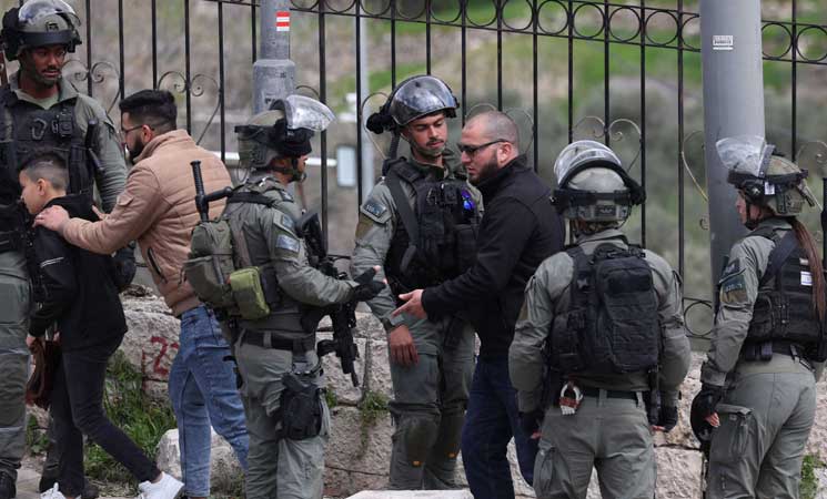 انتشار كثيف لشرطة الاحتلال في محيط المسجد الأقصى