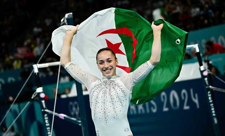 أولمبياد باريس: الجزائرية نمور تمنح العرب الذهبية الأولى في الجمباز- (فيديو)