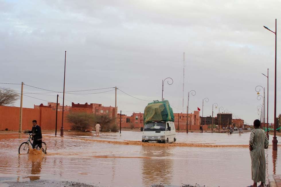 الأمطار الغزيرة في المغرب “نعمة” للواحات لكن الجفاف مستمر في بقية البلاد