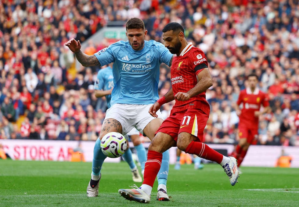 نوتنغهام يصعق ليفربول 1-صفر بالدوري الإنكليزي الممتاز