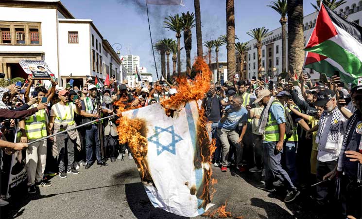 عام على الإبادة.. شوارع المغرب تنبض دعما لفلسطين