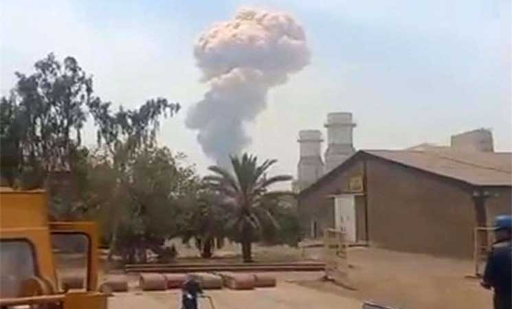 التلفزيون الإيراني: انفجار عنيف يهز ميناء بندر عباس- (فيديوهات)