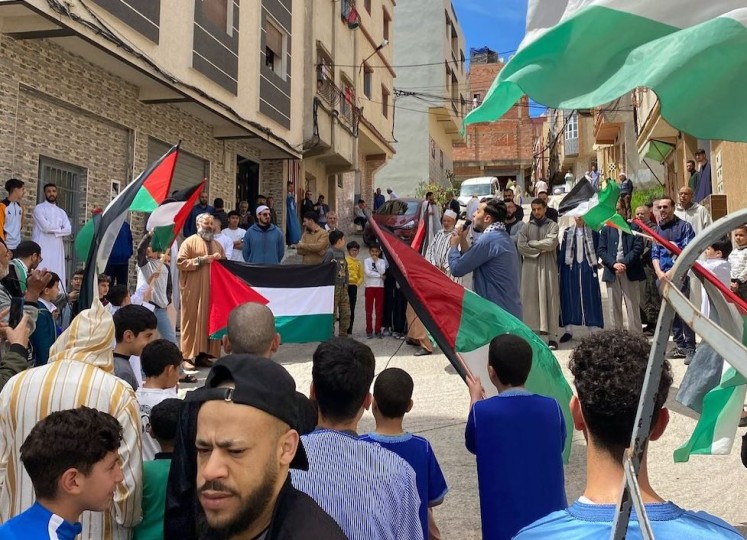 للجمعة 72.. آلاف المغاربة ينظمون وقفات تضامنية مع غزة- (فيديو)
